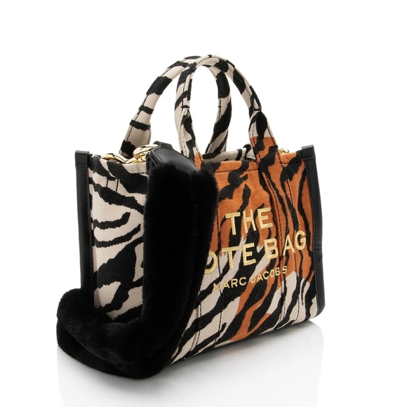 Marc Jacobs Animal Print Tote - Black, Brown, and Gold Limit Edition Tote Bag - Picture 2 of 5